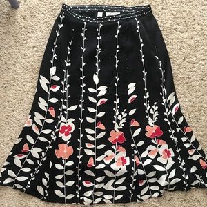 %100 Silk Talbots Skirt